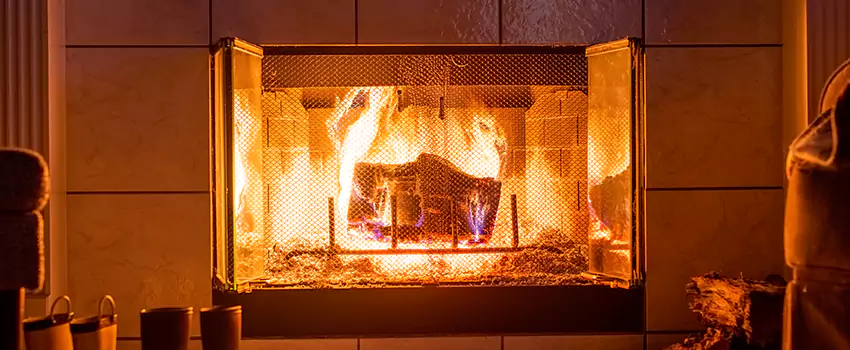 Mendota Hearth Landscape Fireplace Installation in Olean, New York