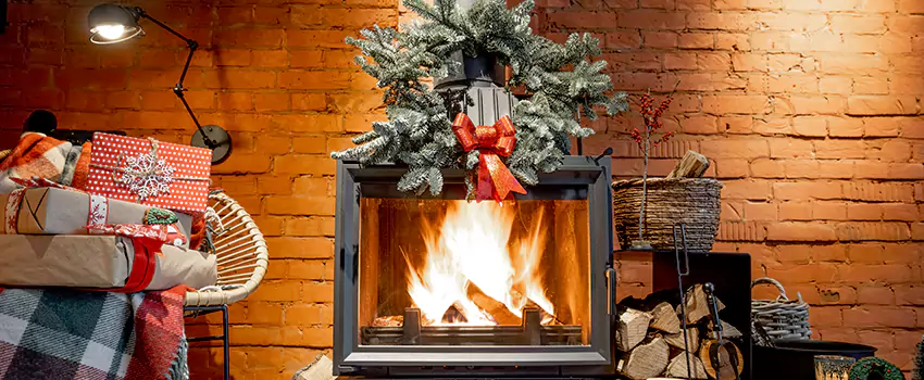 Travis Industries Linear Gas Fireplace Installation in Olean, New York
