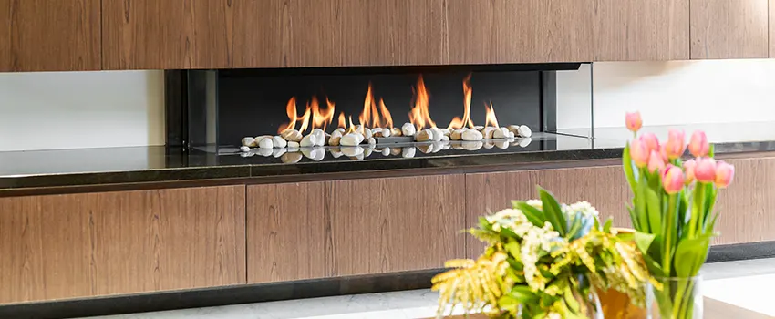 Double-height Fireplace Design Refurbishment in Olean, New York