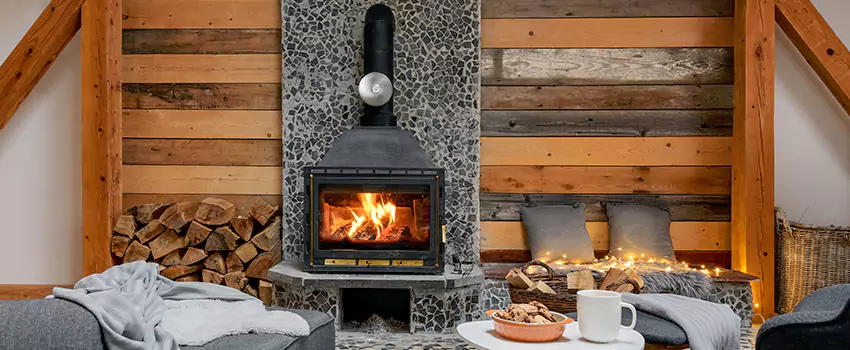 Thelin Hearth Products Direct Vent Gas Stove Fireplace Inspection in Olean, New York